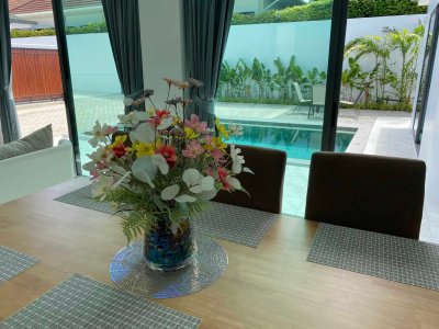 7R0678 This pool villa for rent 3 bedroom 3 bathroom 110,000 per month at rawai have fully furnished