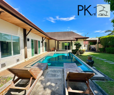 7R0679 Pool villa for rent 3 bedrooms 3 bathrooms 90,000 per month at rawai have fully furnished