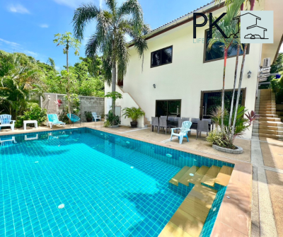7R0682 ให้เช่า pool villa 5 ห้องนอน 5 ห้องน้ำ ราคา 90,000/เดือน โซนราไวย์ เฟอร์นิเจอร์ครบครัน