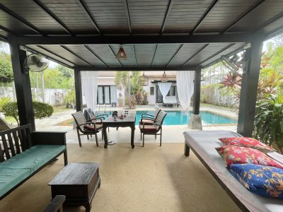 7R0693 ให้เช่า pool villa 3 ห้องนอน 3 ห้องน้ำ ราคา 75,000 ต่อเดือน โซนราไวย์