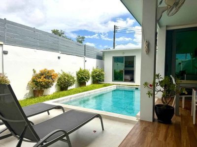 7R0696 ให้เช่า pool villa 3 ห้องนอน 3 ห้องน้ำ ราคา 100,000 ต่อเดือน โซนราไวย์