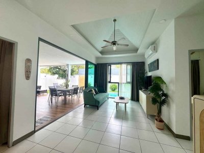 7R0696 ให้เช่า pool villa 3 ห้องนอน 3 ห้องน้ำ ราคา 100,000 ต่อเดือน โซนราไวย์