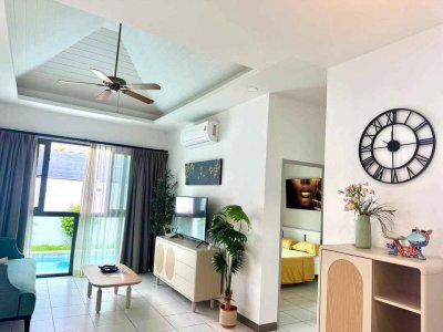 7R0696 ให้เช่า pool villa 3 ห้องนอน 3 ห้องน้ำ ราคา 100,000 ต่อเดือน โซนราไวย์