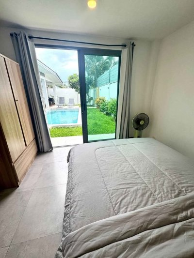 7R0696 ให้เช่า pool villa 3 ห้องนอน 3 ห้องน้ำ ราคา 100,000 ต่อเดือน โซนราไวย์