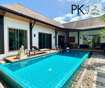 7R0702 ให้เช่า pool villa 3 ห้องนอน 3 ห้องน้ำ ราคา 90,000/เดือน โซนราไวย์