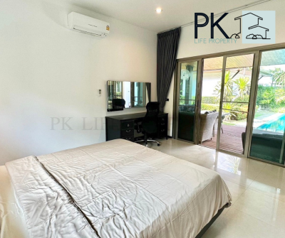 7R0702 ให้เช่า pool villa 3 ห้องนอน 3 ห้องน้ำ ราคา 90,000/เดือน โซนราไวย์