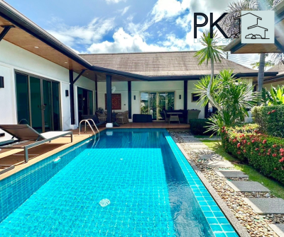 7R0702 ให้เช่า pool villa 3 ห้องนอน 3 ห้องน้ำ ราคา 90,000/เดือน โซนราไวย์