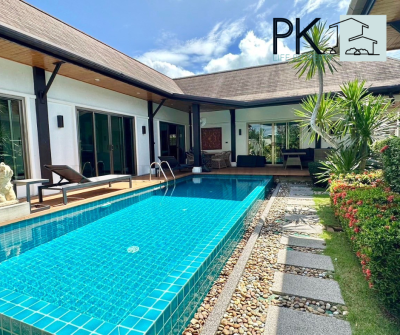 7R0702 ให้เช่า pool villa 3 ห้องนอน 3 ห้องน้ำ ราคา 90,000/เดือน โซนราไวย์