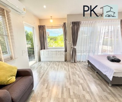 7R0713 ให้เช่าบ้านเดี่ยวชั้นเดียวพร้อมสระว่ายน้ำขนาดเล็ก 3ห้องนอน 2ห้องน้ำ ราคา 45,000/เดือน โซนราไวย์