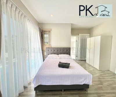 7R0713 ให้เช่าบ้านเดี่ยวชั้นเดียวพร้อมสระว่ายน้ำขนาดเล็ก 3ห้องนอน 2ห้องน้ำ ราคา 45,000/เดือน โซนราไวย์