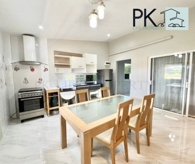 7R0713 ให้เช่าบ้านเดี่ยวชั้นเดียวพร้อมสระว่ายน้ำขนาดเล็ก 3ห้องนอน 2ห้องน้ำ ราคา 45,000/เดือน โซนราไวย์