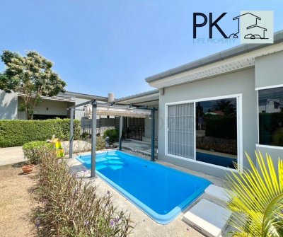 7R0713 ให้เช่าบ้านเดี่ยวชั้นเดียวพร้อมสระว่ายน้ำขนาดเล็ก 3ห้องนอน 2ห้องน้ำ ราคา 45,000/เดือน โซนราไวย์