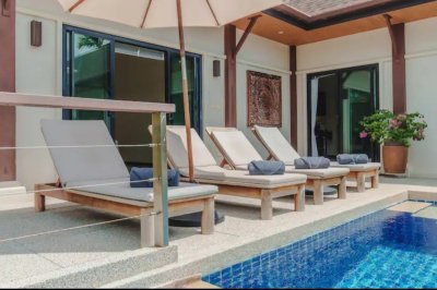7R0722 ให้เช่า pool villa 5ห้องนอน 5ห้องน้ำ ราคา 180,000 ต่อเดือน โซนราไวย์