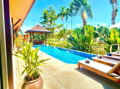 7R0722 ให้เช่า pool villa 5ห้องนอน 5ห้องน้ำ ราคา 180,000 ต่อเดือน โซนราไวย์