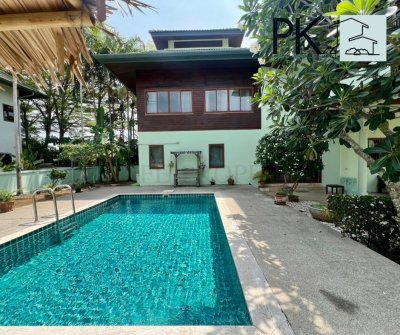 7R0727 ให้เช่า pool villa 3ห้องนอน 3ห้องน้ำ ราคา 65,000/เดือน โซนราไวย์