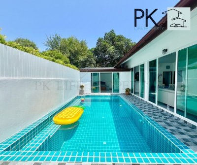 7R0733 ให้เช่า pool villa 3ห้องนอน 4ห้องน้ำ ราคา 75,000 ต่อเดือน โซนราไวย์