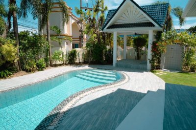 7R0735 ให้เช่า pool villa 3ห้องนอน 4ห้องน้ำ ราคา 130,000/เดือน โซนราไวย์