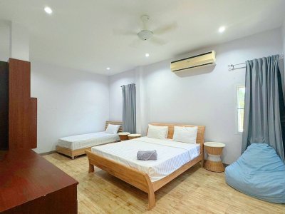 7R0737 House with common pool 2ห้องนอน 2ห้องน้ำ ราคา 60,000 ต่อเดือน โซนราไวย์