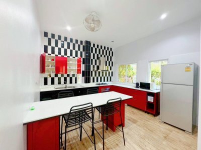 7R0737 House with common pool 2ห้องนอน 2ห้องน้ำ ราคา 60,000 ต่อเดือน โซนราไวย์