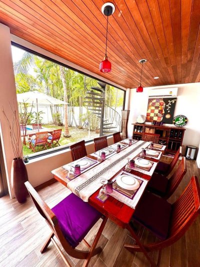 7R0741 ให้เช่า pool villa 4ห้องนอน 3ห้องน้ำ ราคา 130,000 ต่อเดือน โซนราไวย์