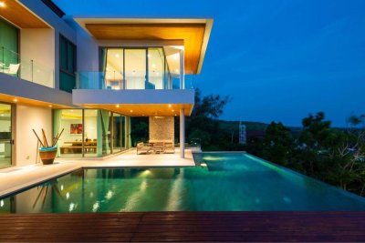 7R0744 ให้เช่า pool villa 5ห้องนอน 6ห้องน้ำ ราคา 200,000/เดือน โซนราไวย์
