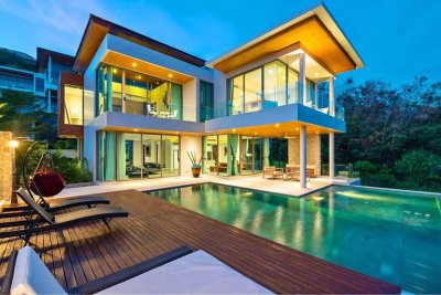 7R0744 ให้เช่า pool villa 5ห้องนอน 6ห้องน้ำ ราคา 200,000/เดือน โซนราไวย์