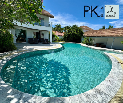 7R0748 ให้เช่า pool villa 5ห้องนอน 5ห้องน้ำ ราคา 200,000/เดือน โซนราไวย์