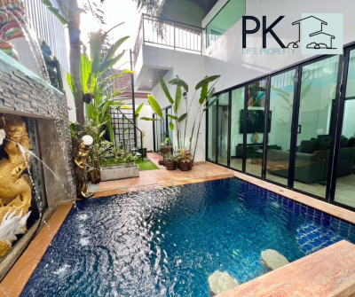 7R0749 ให้เช่า pool villa 3ห้องนอน 4ห้องน้ำ ราคา 85,000/เดือน โซนราไวย์