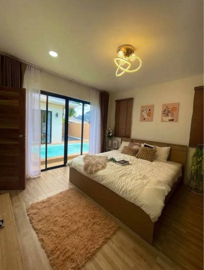 7R0754 ให้เช่า pool villa 3 ห้องนอน  2 ห้องน้ำ ราคา 85,000 ต่อเดือน โซนราไวย์
