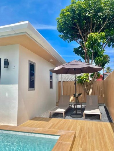 7R0754 ให้เช่า pool villa 3 ห้องนอน  2 ห้องน้ำ ราคา 85,000 ต่อเดือน โซนราไวย์
