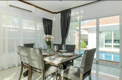 7R0756 ให้เช่า pool villa 2 ห้องนอน 3 ห้องน้ำ ราคา 85,000/เดือน โซนราไวย์