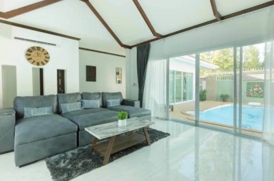7R0756 ให้เช่า pool villa 2 ห้องนอน 3 ห้องน้ำ ราคา 85,000/เดือน โซนราไวย์