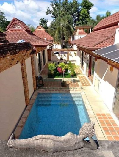 7R0772 ให้เช่า pool villa 3 ห้องนอน 3 ห้องน้ำ ราคา 80,000 ต่อเดือน โซนราไวย์