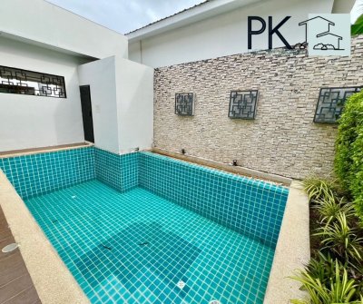 7R0797 ให้เช่า pool villa 3 ห้องนอน 3 ห้องน้ำ ราคา 80,000/เดือน โซนฉลอง