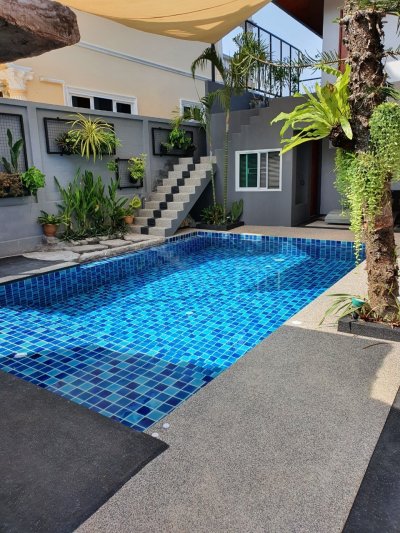 7R0803 ให้เช่า pool villa 4ห้องนอน 5ห้องน้ำ ราคา 110,000 ต่อเดือน โซนราไวย์