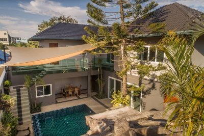 7R0803 ให้เช่า pool villa 4ห้องนอน 5ห้องน้ำ ราคา 110,000 ต่อเดือน โซนราไวย์