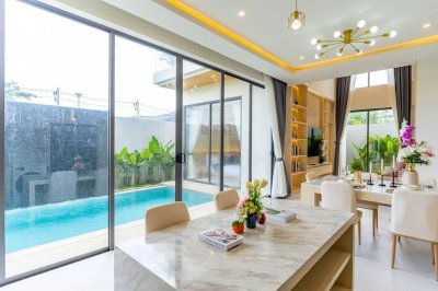 7R0818 ให้เช่า pool villa 4 ห้องนอน 4 ห้องน้ำ ราคา 200,000 ต่อเดือน โซนราไวย์