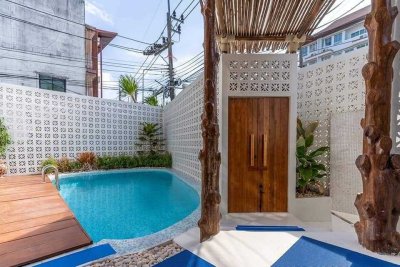 7R0819 ให้เช่า pool villa 3ห้องนอน 4ห้องน้ำ ราคา 130,000 ต่อเดือน โซนราไวย์