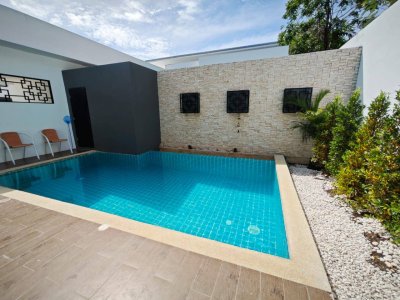 7R0823 ให้เช่า pool villa 3 ห้องนอน 3 ห้องน้ำ ราคา 75,000 ต่อเดือน โซนราไวย์