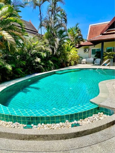 7R0838 ให้เช่า pool villa 5 ห้องนอน 5 ห้องน้ำ ราคา 85,000/เดือน โซนราไวย์