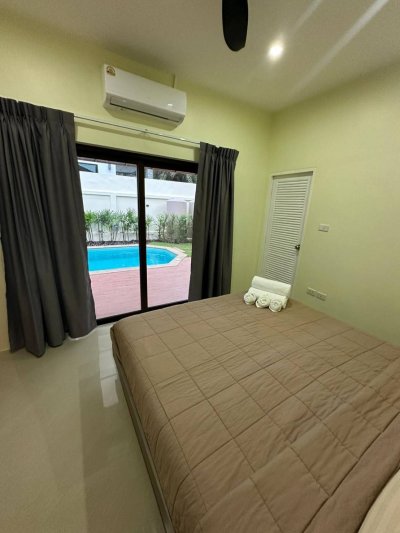 7R0864 ให้เช่า pool villa 3 ห้องนอน 2 ห้องน้ำ ราคา 100,000/เดือน โซนราไวย์