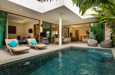 7R0894 ให้เช่า pool villa 4 ห้องนอน 3 ห้องน้ำ ราคา 135,000/เดือน โซนราไวย์