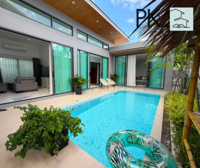 7R0909 ให้เช่า pool villa 3 ห้องนอน 3 ห้องน้ำ ราคา 85,000/เดือน โซนราไวย์