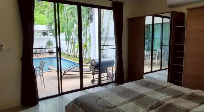 7R0912 ให้เช่า pool villa 3 ห้องนอน 3 ห้องน้ำ ราคา 77,000/เดือน โซนราไวย์