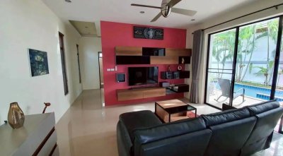 7R0912 ให้เช่า pool villa 3 ห้องนอน 3 ห้องน้ำ ราคา 77,000/เดือน โซนราไวย์
