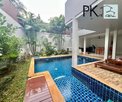 7R0915 ให้เช่า pool villa 4 ห้องนอน 4 ห้องน้ำ ราคา 90,000/เดือน โซนราไวย์