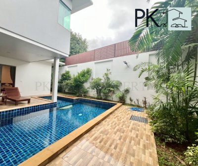 7R0915 ให้เช่า pool villa 4 ห้องนอน 4 ห้องน้ำ ราคา 90,000/เดือน โซนราไวย์