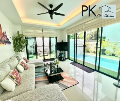 7R0917 ให้เช่า pool villa 3 ห้องนอน 4 ห้องน้ำ ราคา 90,000/เดือน โซนราไวย์