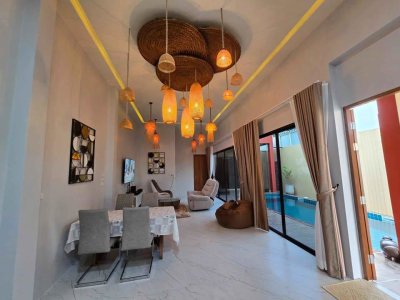 7R0920 ให้เช่า pool villa 2 ห้องนอน 3 ห้องน้ำ ราคา 70,000/เดือน โซนราไวย์