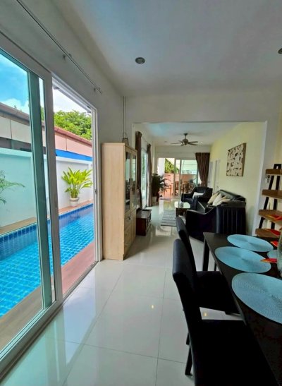 7R0927 ให้เช่า pool villa 3 ห้องนอน 3 ห้องน้ำ ราคา 70,000 ต่อเดือน โซนราไวย์